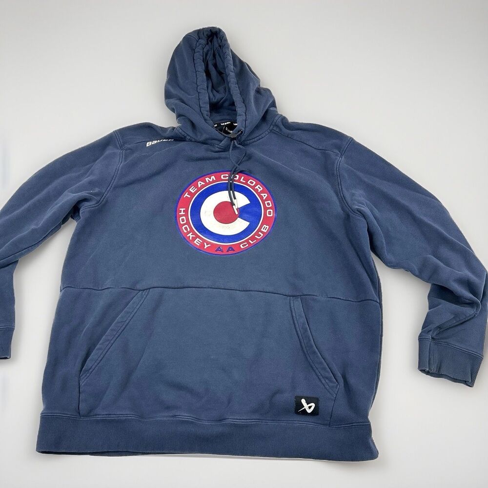 Team Colorado Hockey Club AA Hoodie 2XL Navy Blue